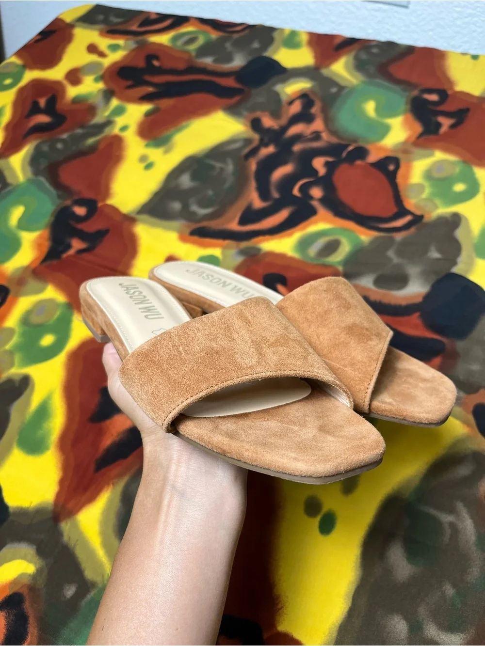 Jason Wu tan genuine leather sandals size 6.5